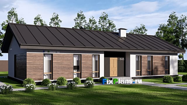 Одноэтажный дом F-18485